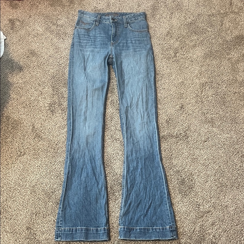 Kimes Ranch Women's Flare Jeans in Blue